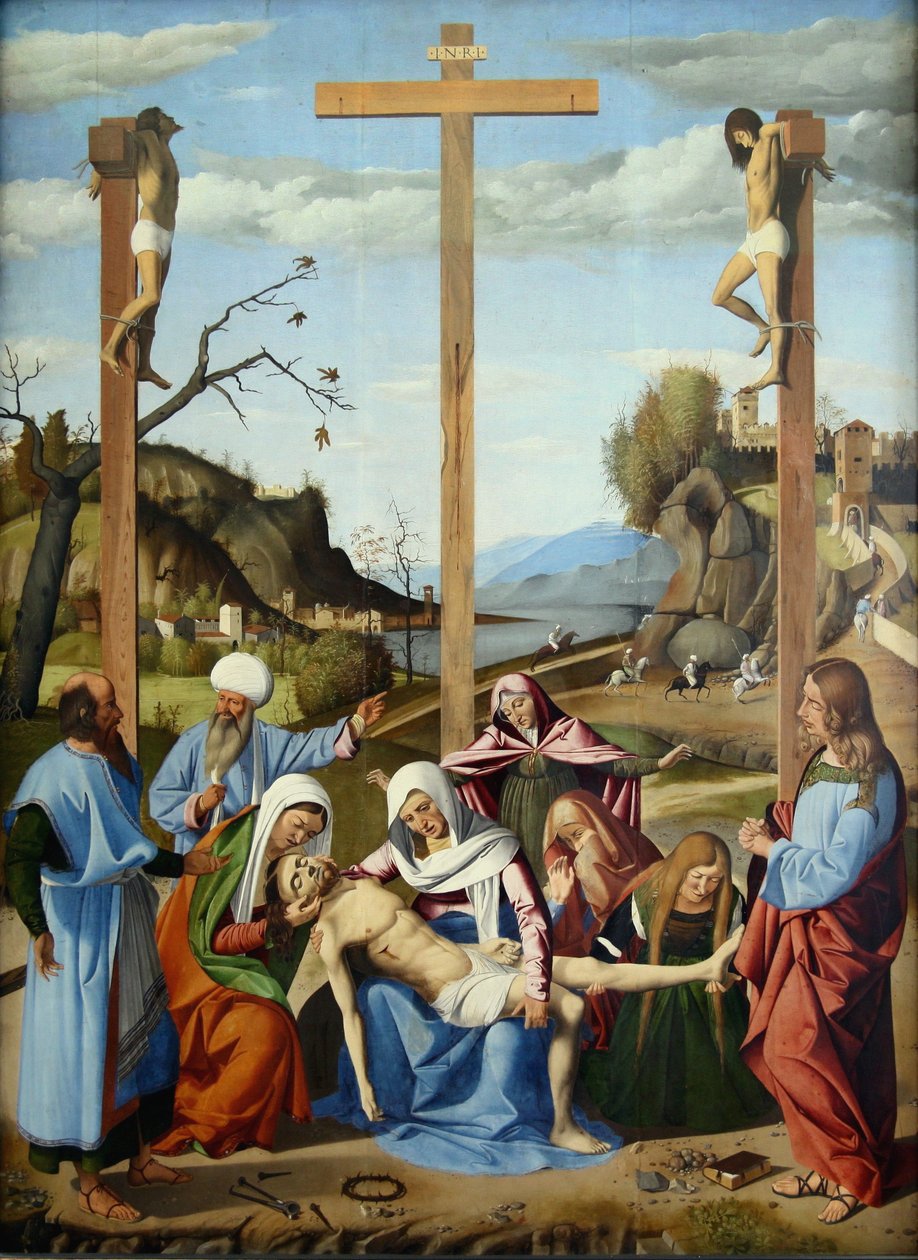 Il lamento su Cristo morto da Marco Basaiti