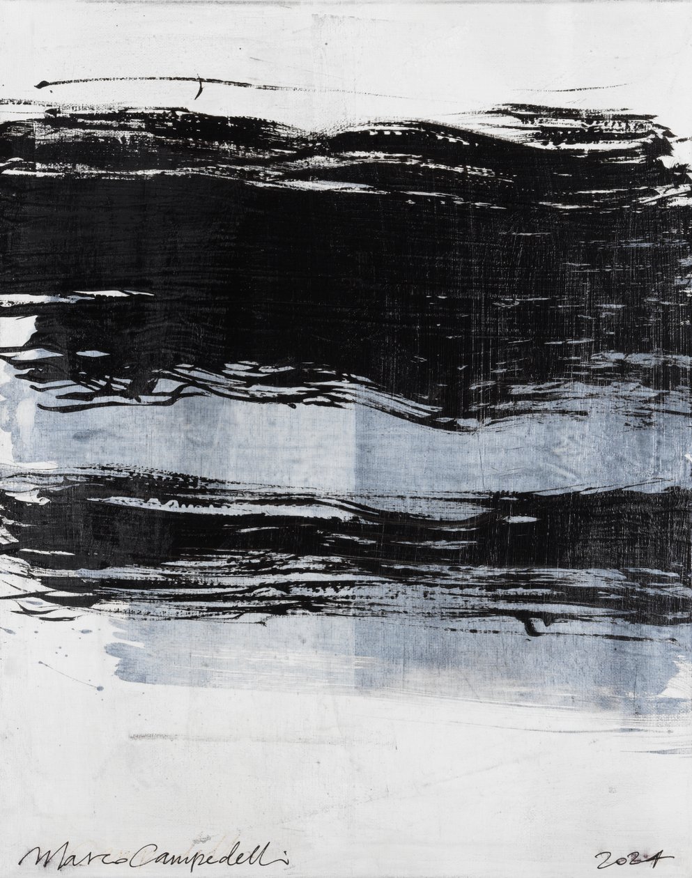 Big Line, 2024 (acrilico su tela) da Marco Campedelli