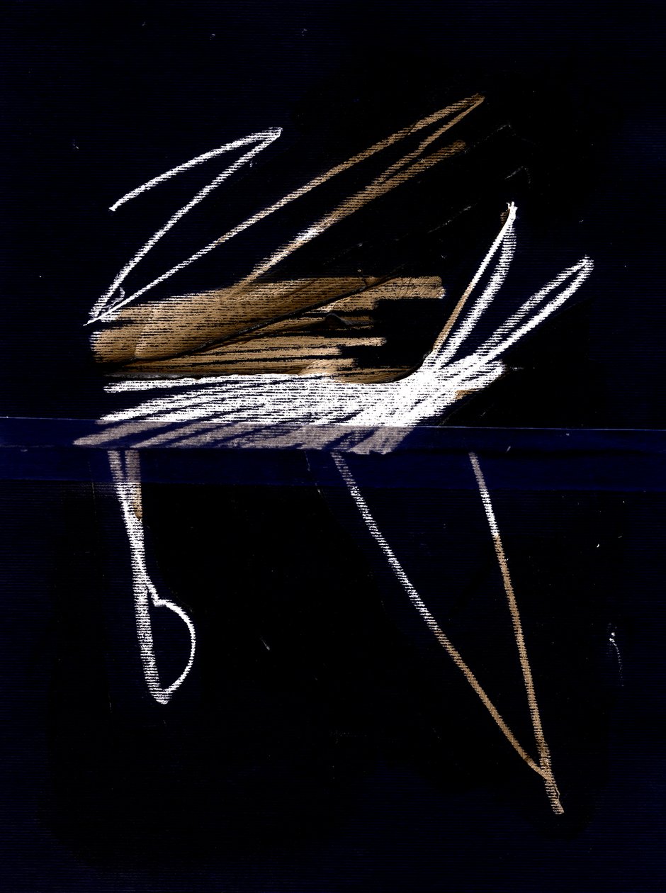 Due, 2018 (collage) da Marco Campedelli