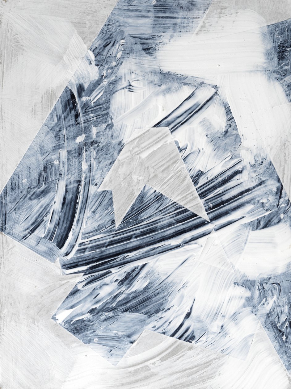 Bianco geometrico, 2024 (tecnica mista) da Marco Campedelli