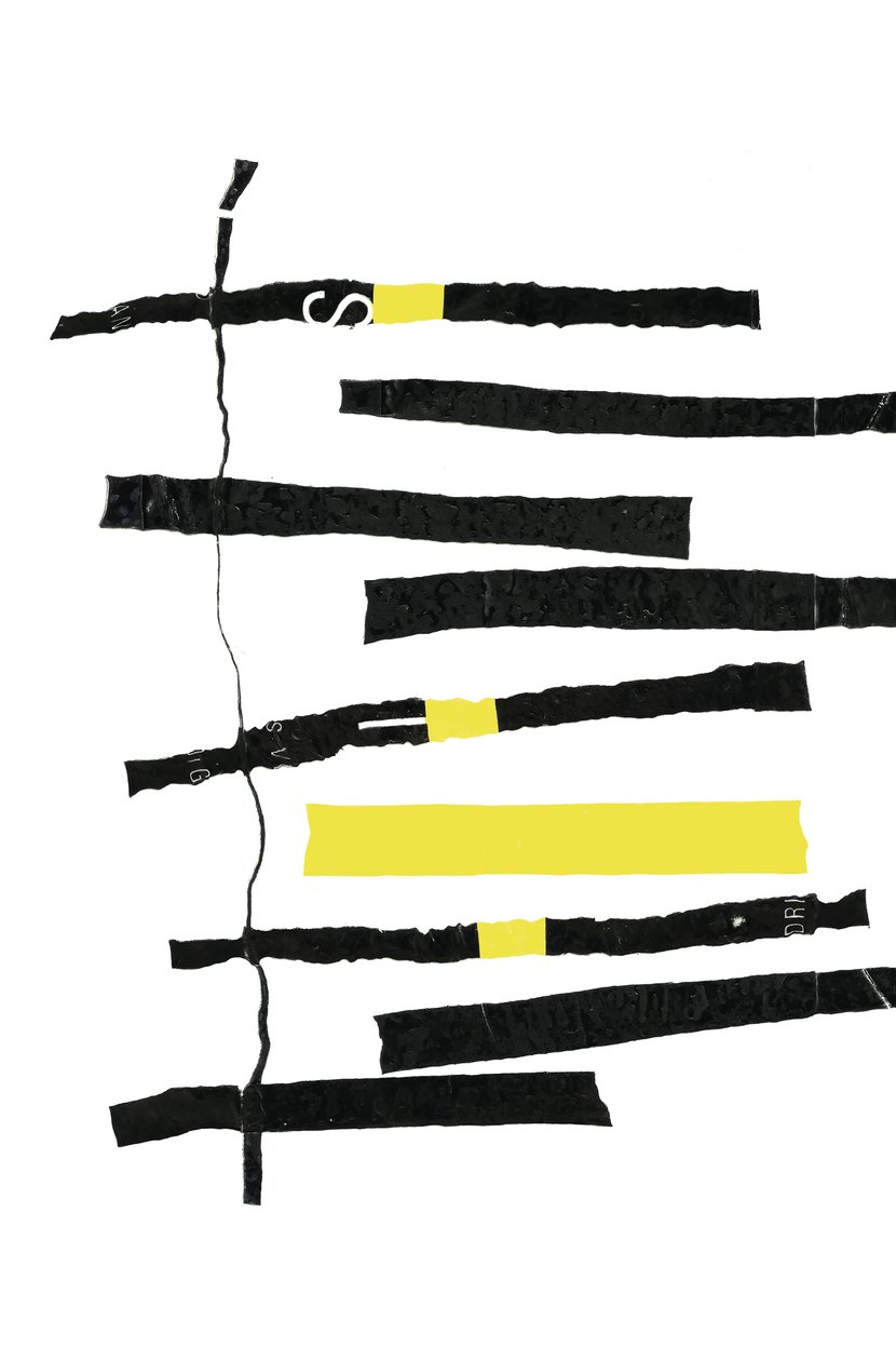 Linee, 2003 (collage) da Marco Campedelli