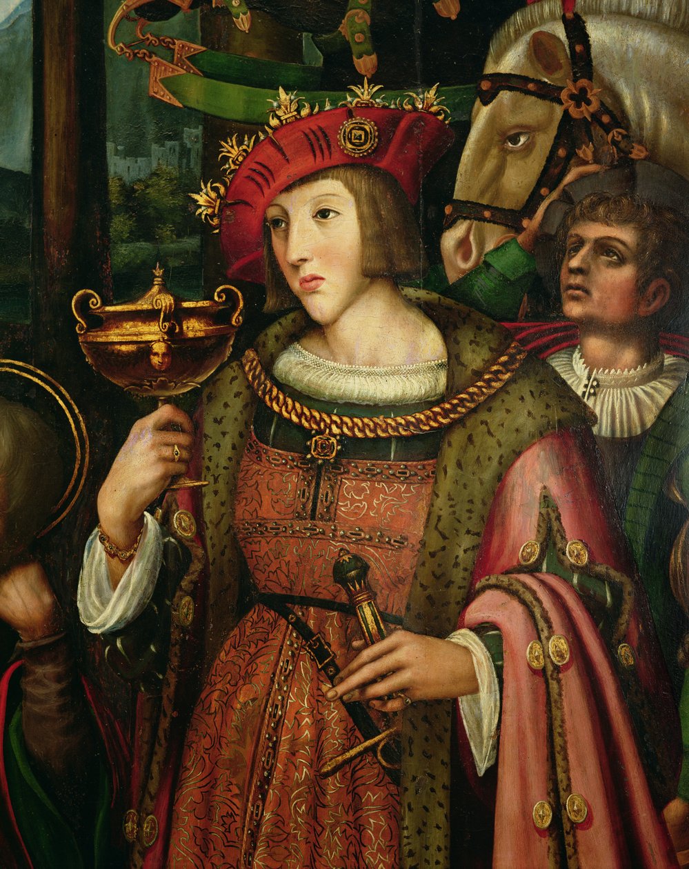 Carlo V di Spagna (dettaglio) da Marco Cardisco