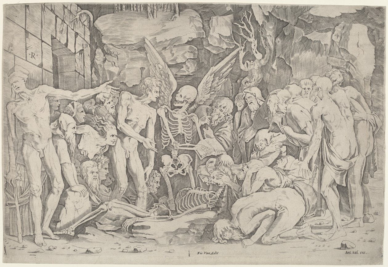 Gli scheletri da Marco Dente, after Baccio Bandinelli