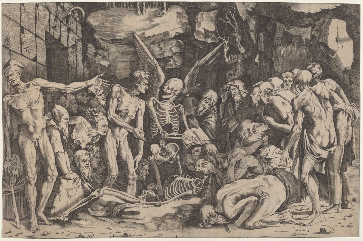 Gli Scheletri da Marco Dente, after Baccio Bandinelli