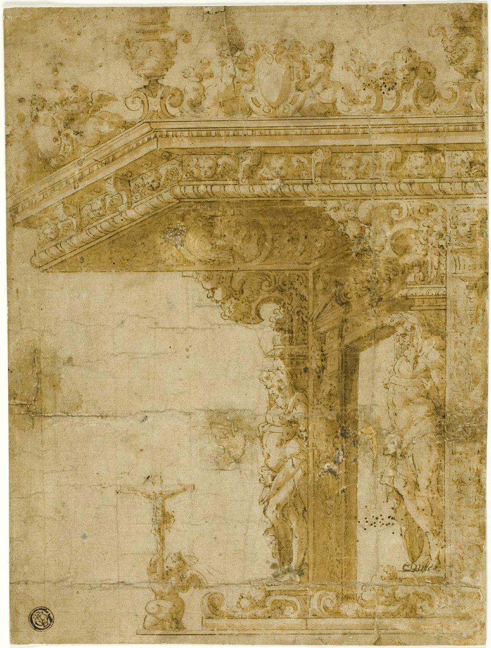 Progetto di tomba con baldacchino da Marco Marchetti