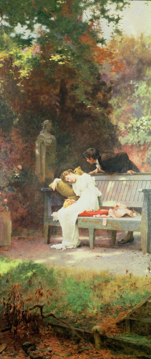 Un Bacio Rubato, 1894 da Marcus Stone