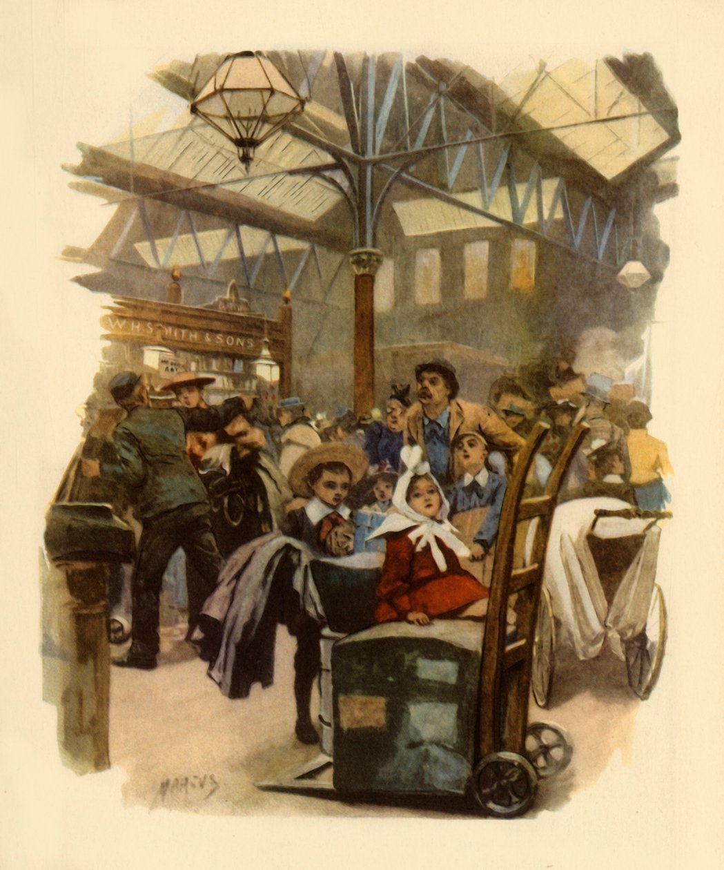 Stazione di Cannon Street, c. 1900, 1945 da Marcus