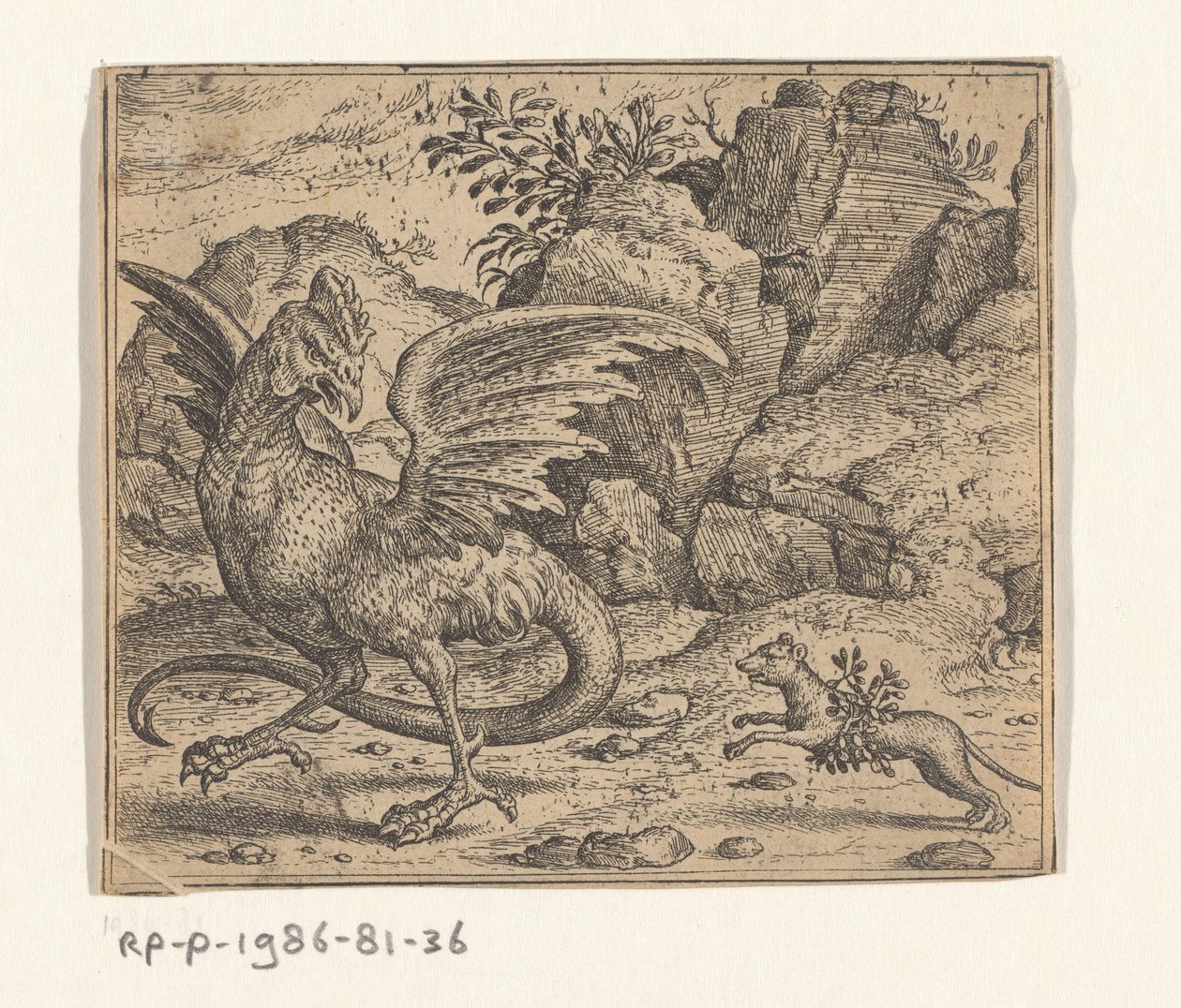 Favola del basilisco e della donnola da Marcus Gheeraerts (I)