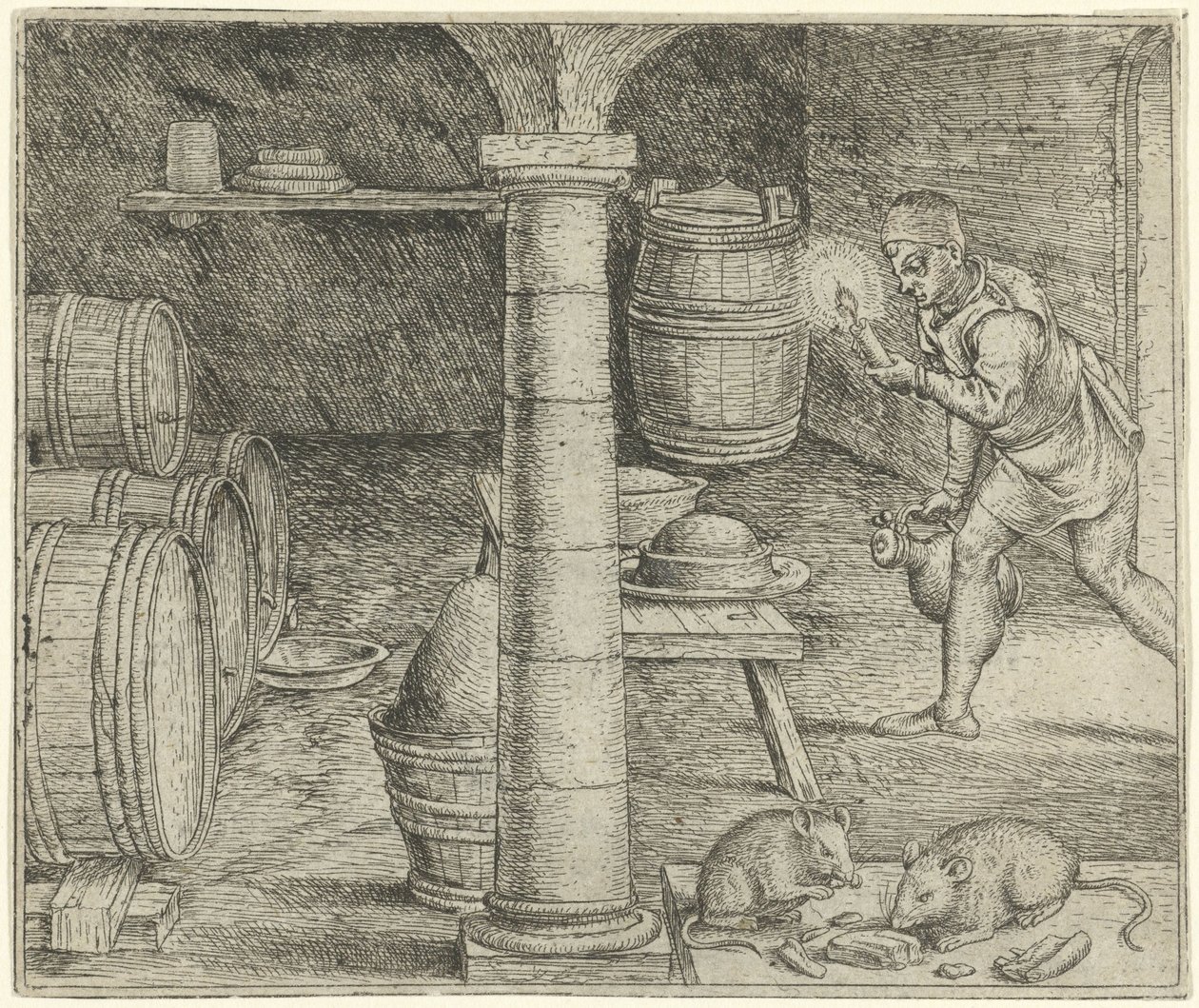 Favola dei due topi da Marcus Gheeraerts (I)