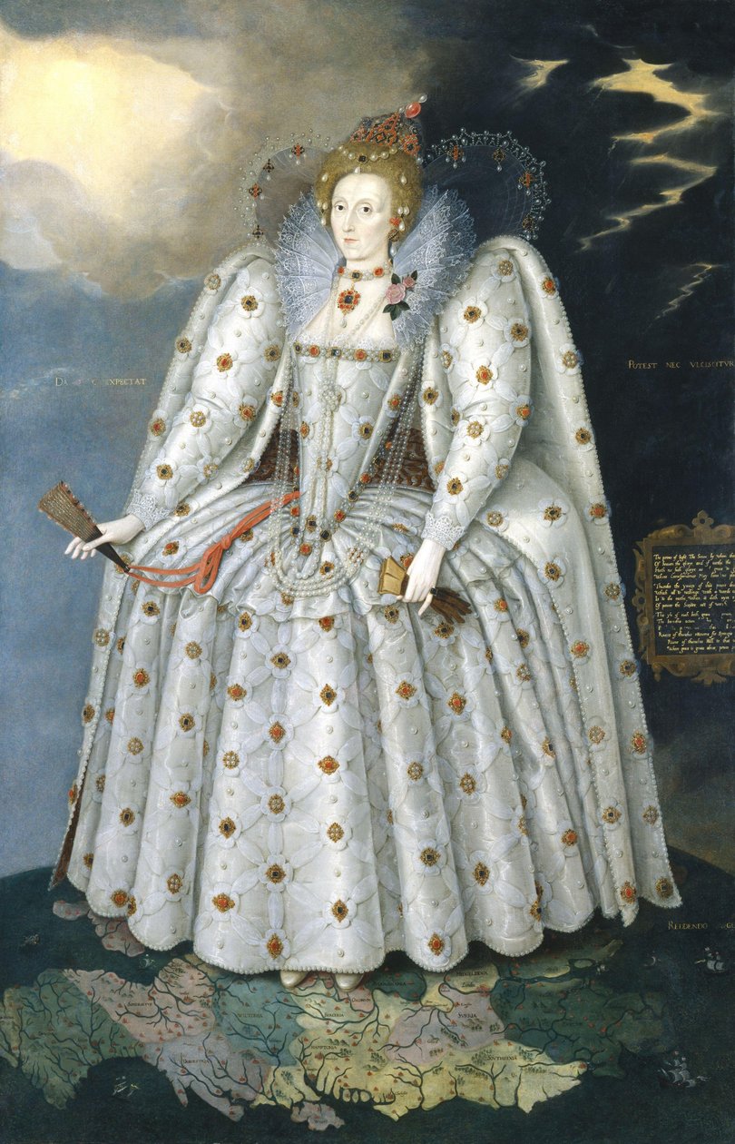 La regina Elisabetta I ("Il ritratto di Ditchley") da Marcus Gheeraerts the Younger