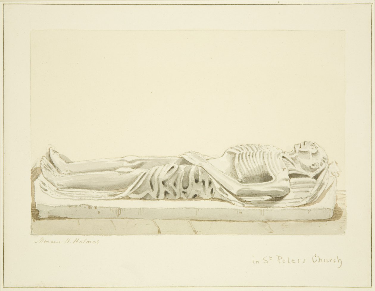 Effigie su un monumento nella Chiesa di San Pietro da Marcus H. Homes