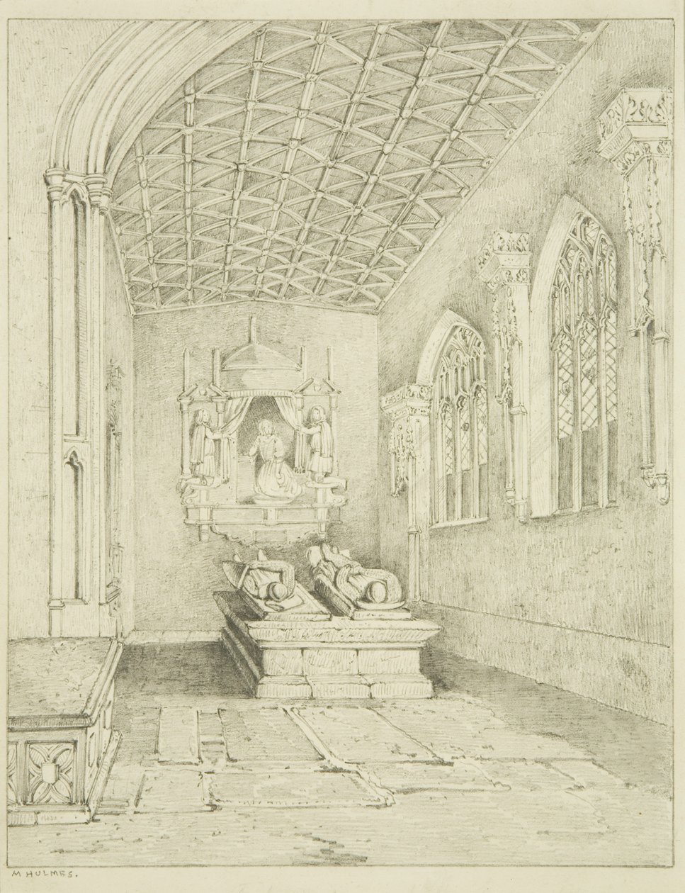 Monumento nella navata sud di San Marco da Marcus H. Homes