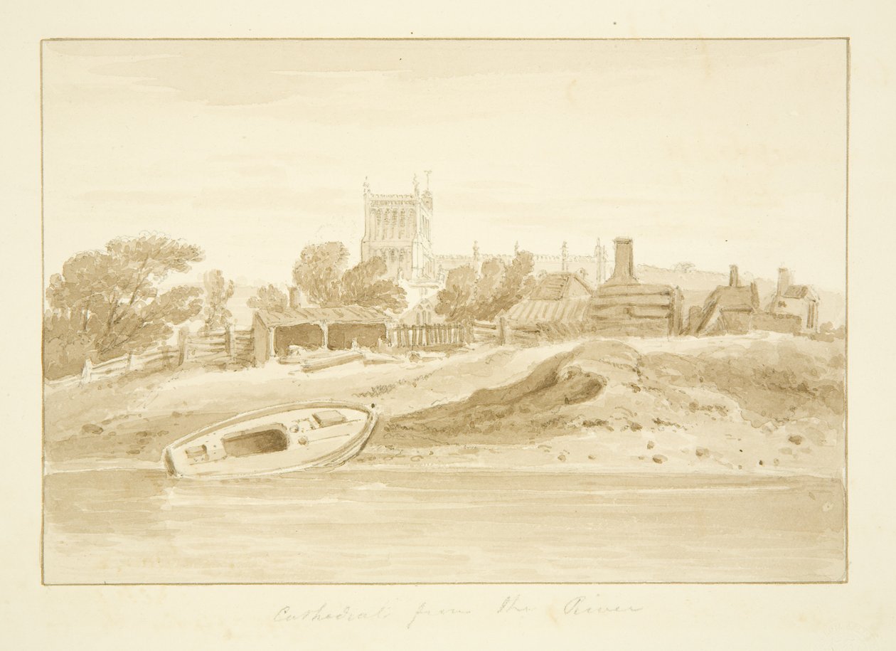 Vista sud della Cattedrale di Bristol da Marcus H. Homes