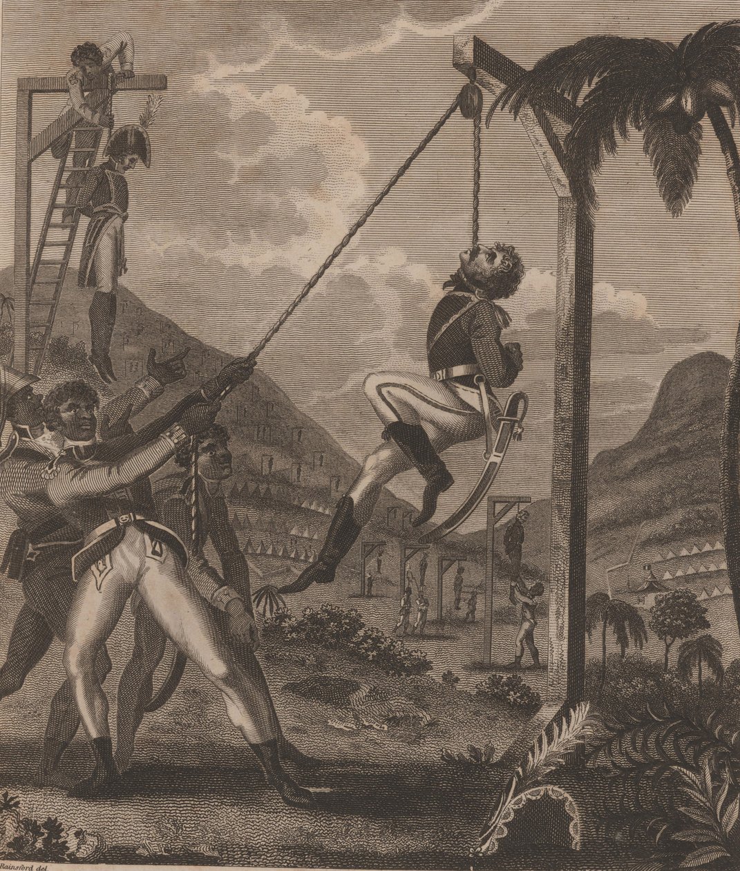 La Rivoluzione Haitiana. Ribellione degli schiavi nella notte del 21 agosto 1791, 1805 da Marcus Rainsford