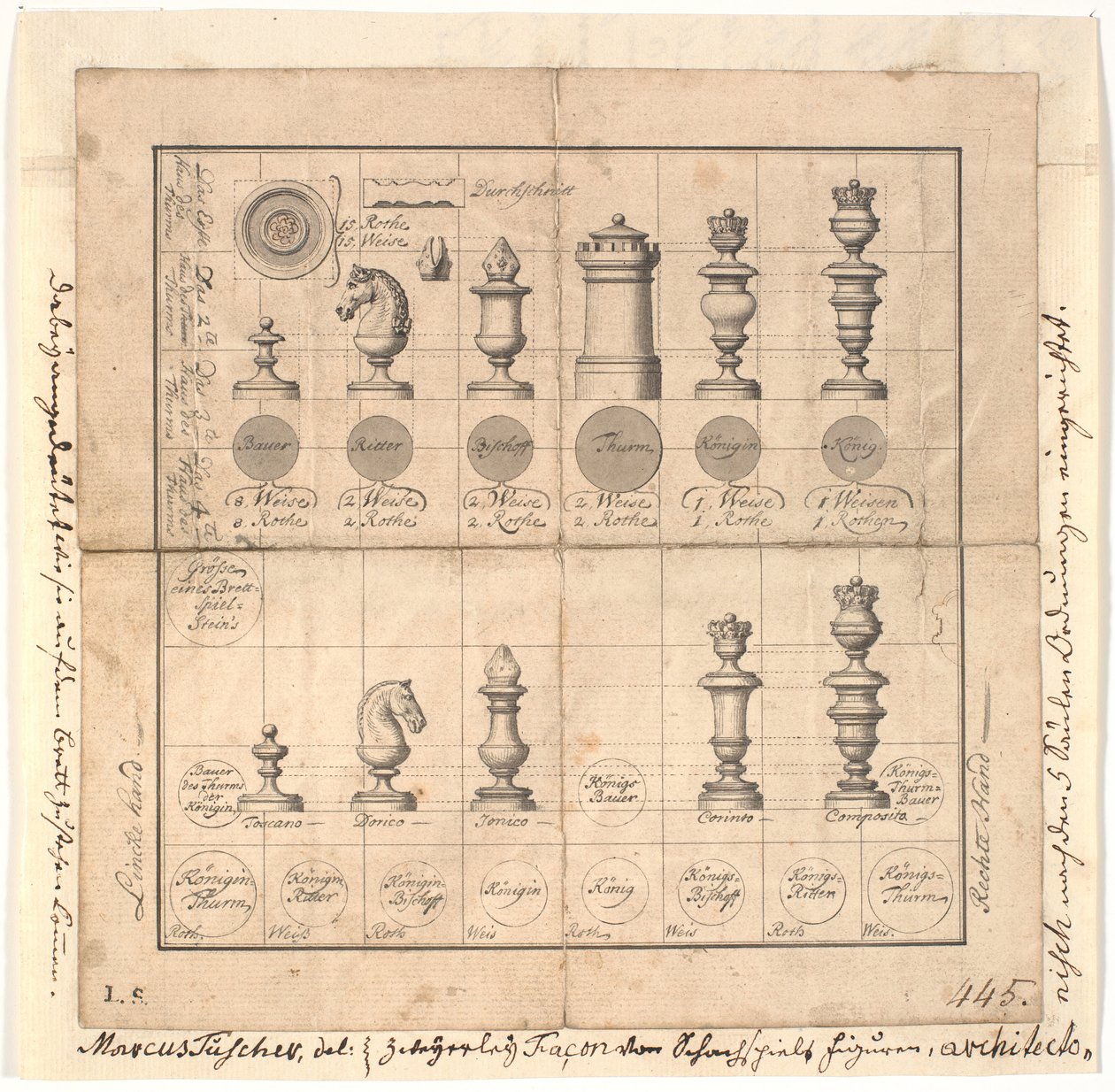 Pezzi per un gioco di scacchi da Marcus Tuscher