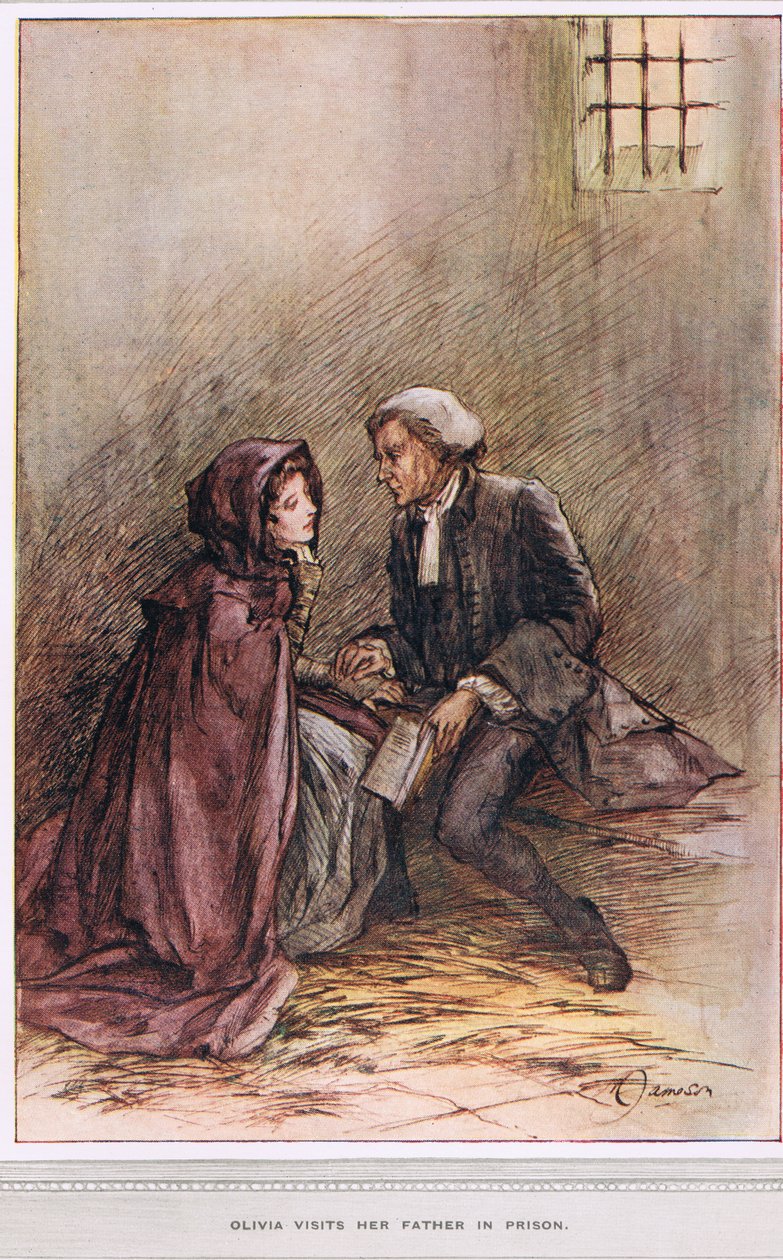 Olivia visita suo padre in prigione, illustrazione da 
