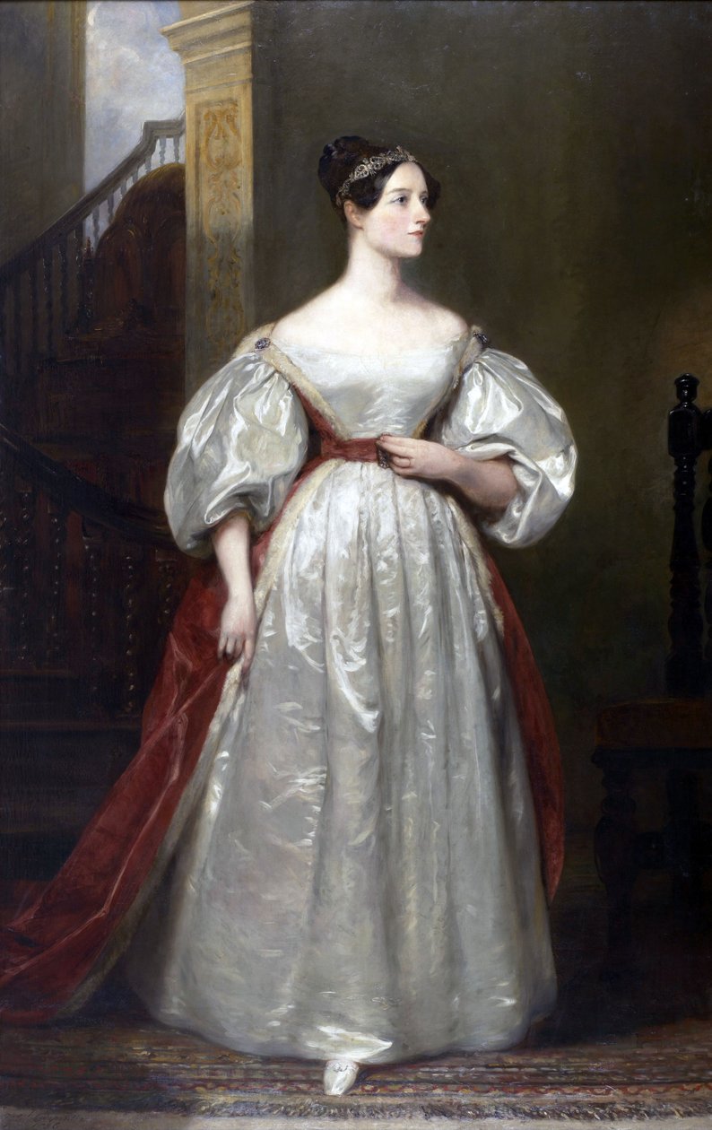Ritratto di Ada Lovelace da Margaret Sarah Carpenter