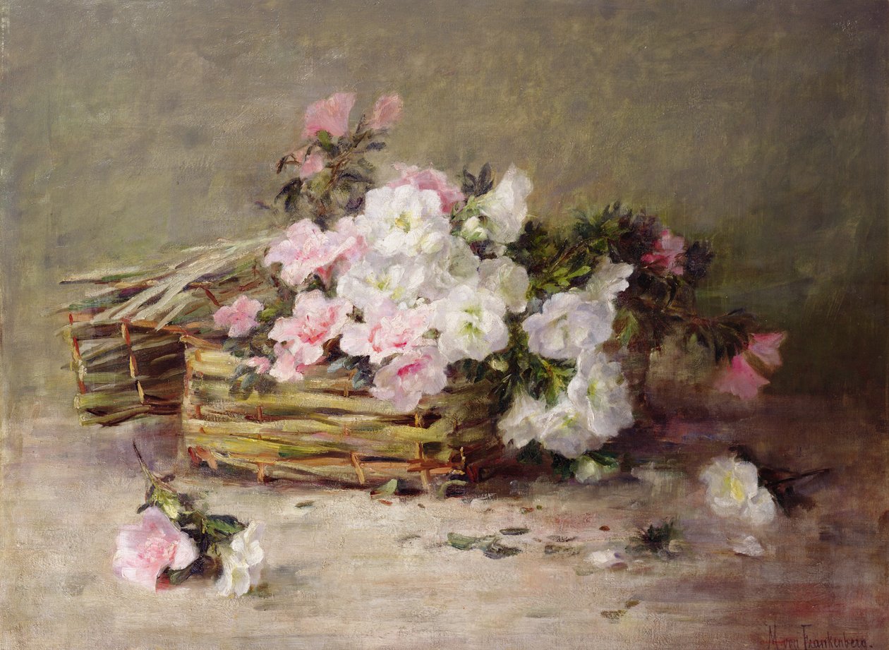 Un cesto di fiori da Margaret von Frankenberg