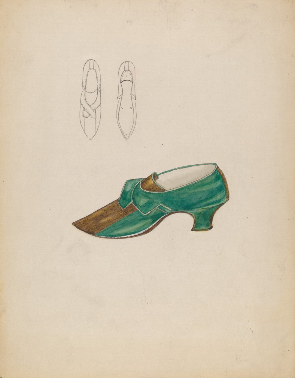 Pantofole, c. 1936 da Margaret Concha