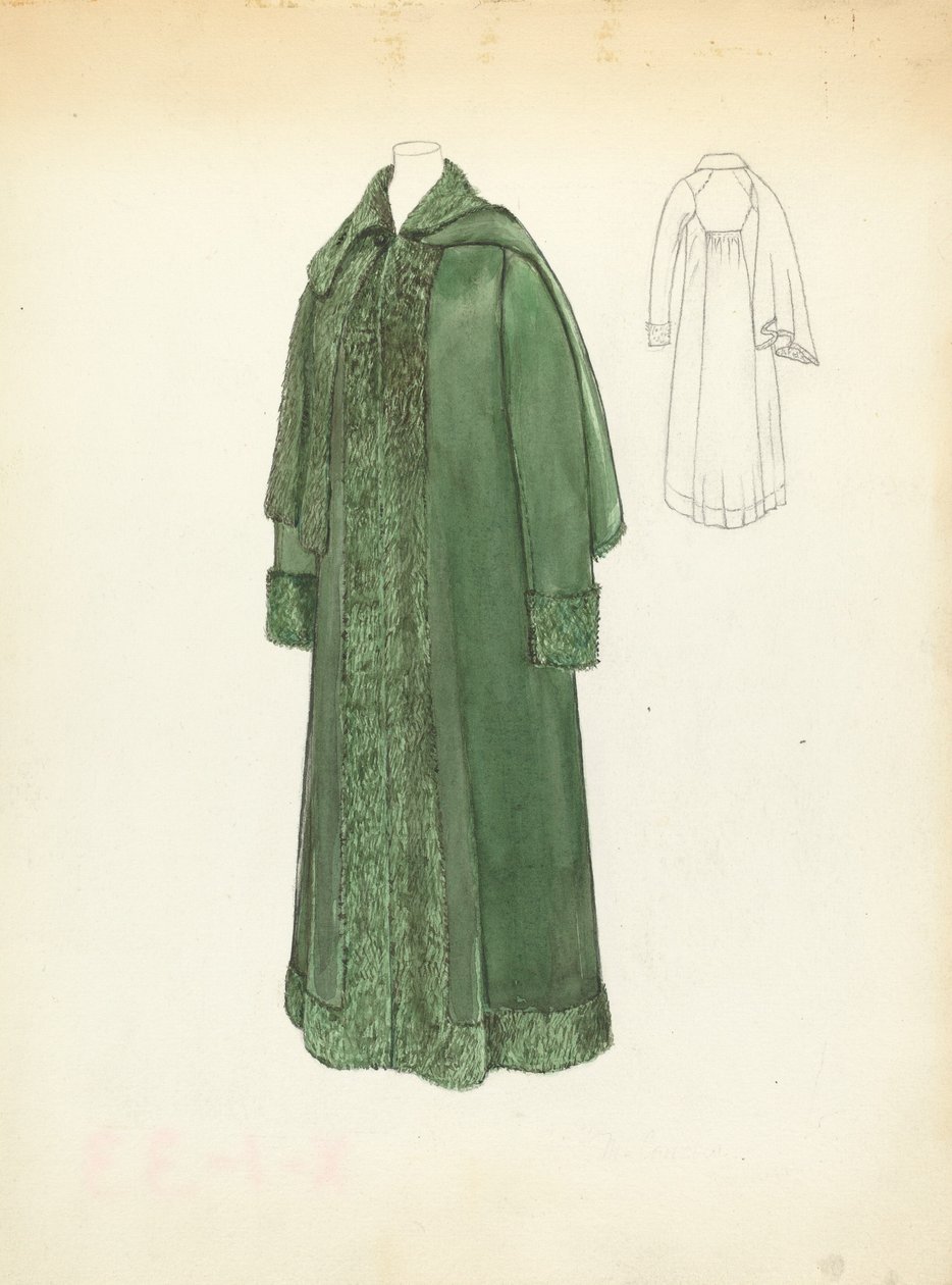 Cappotto da donna, 1935-1942 da Margaret Concha