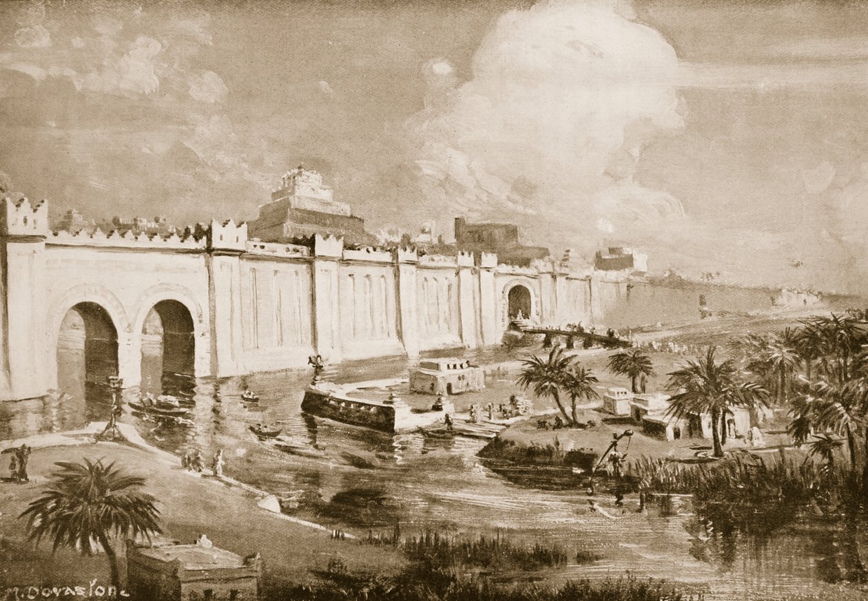 Babilonia restaurata, illustrazione da "Hutchinson
