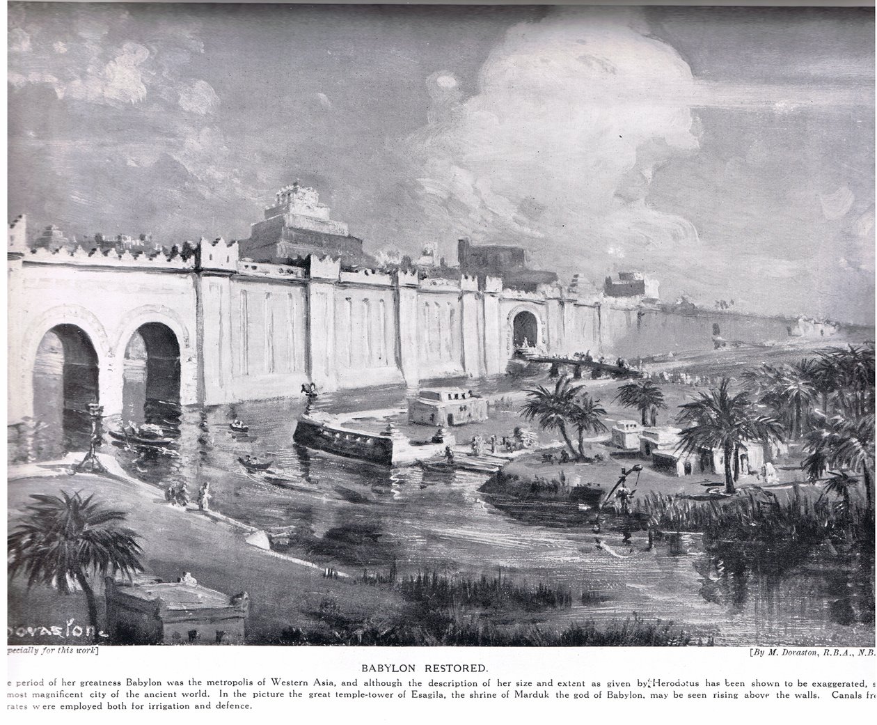 Babilonia restaurata, illustrazione da 