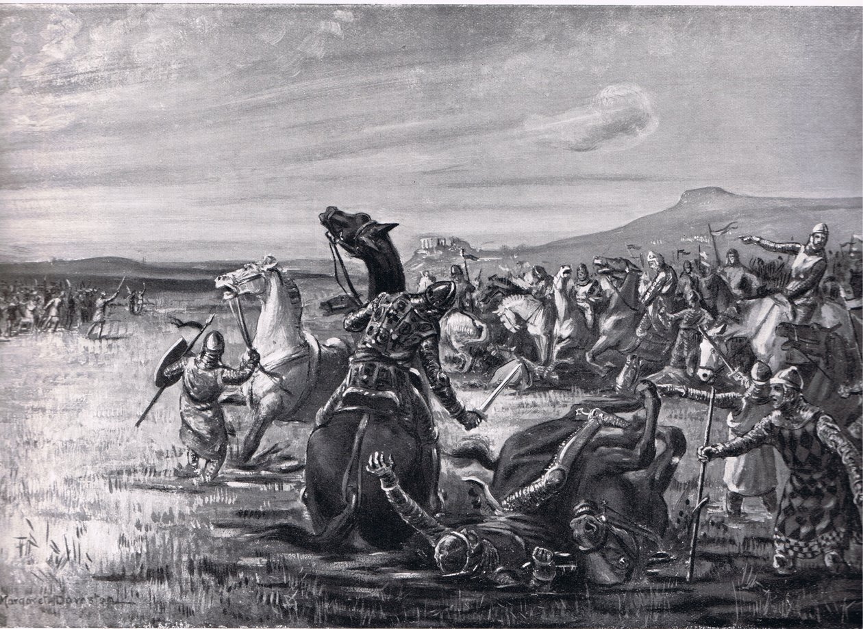 La battaglia di Orcomeno, illustrazione tratta da "Hutchinson