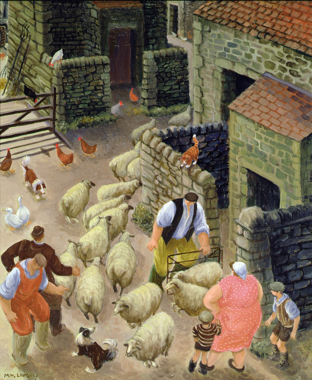 Cortile della fattoria da Margaret Loxton