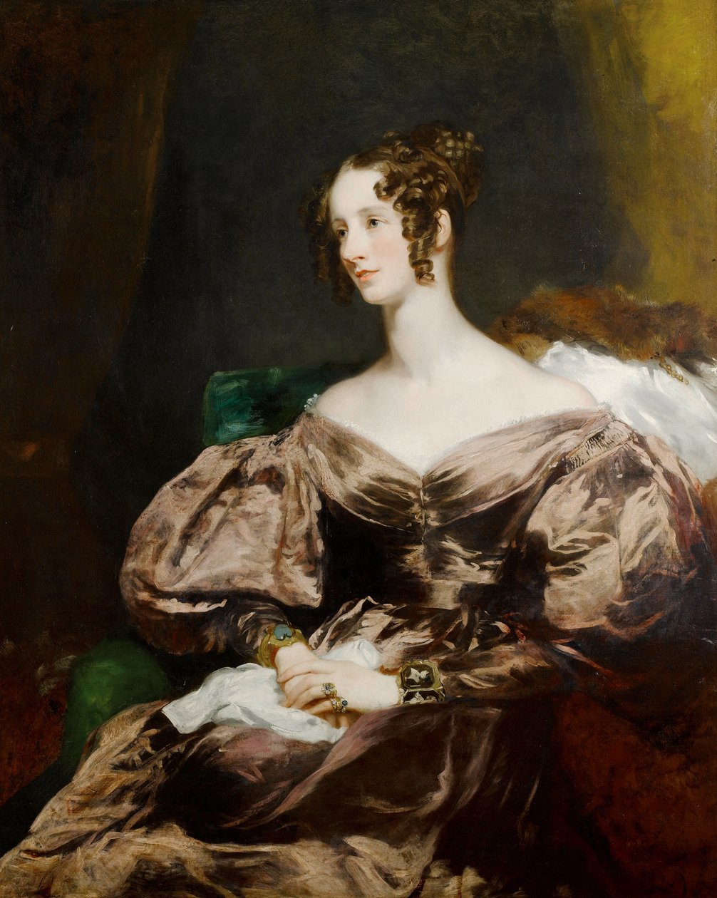 Ritratto di Harriet Brudenell, contessa Howe (1799-1836) da Margaret Sarah Carpenter