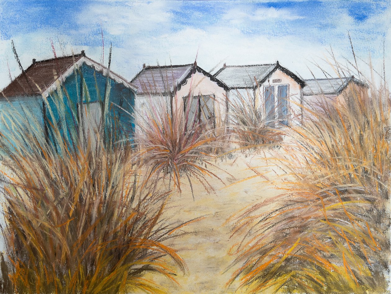Cabine da spiaggia, Cornovaglia da Margo Starkey