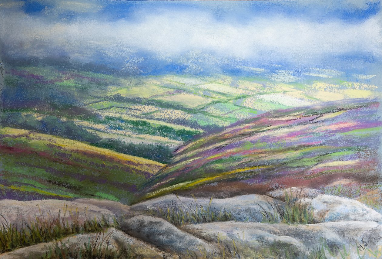 Distretto dei laghi nebbioso da Margo Starkey