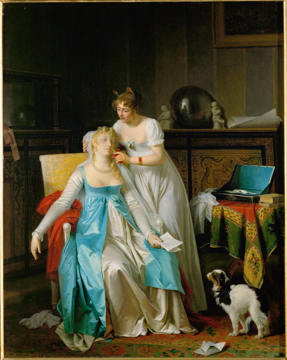 Cattive notizie. Esposto al Salon del 1804 ... da Marguerite Gerard