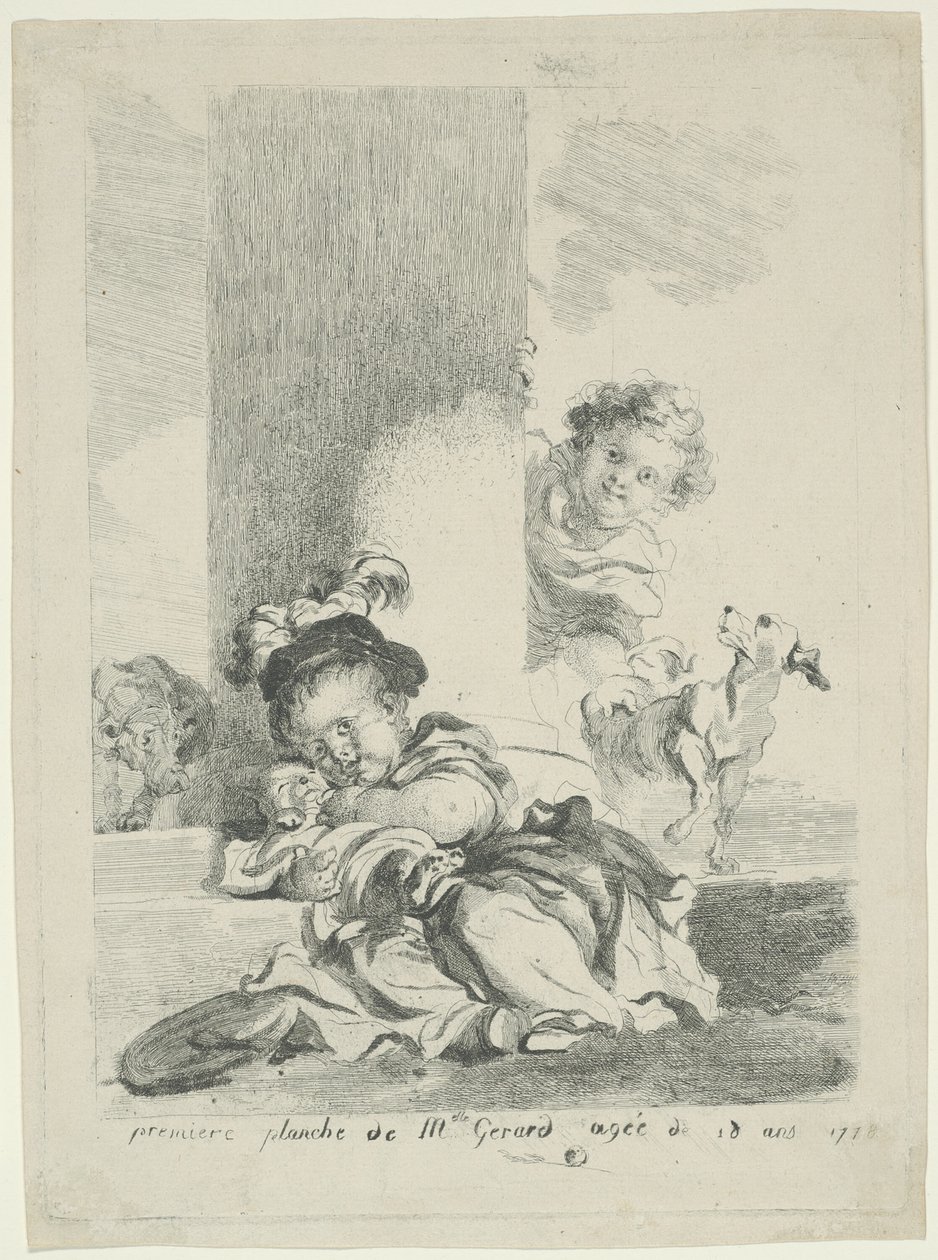 Il Bambino e il Gatto da Marguerite Gerard
