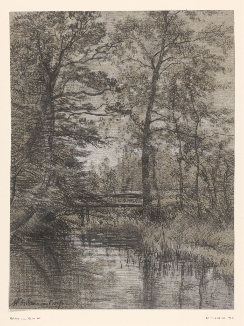Stagno nel bosco da Maria Bilders van Bosse (signed by artist)