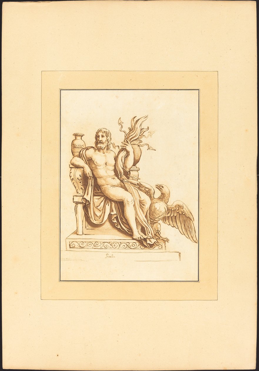 Giove da Maria Catharina Prestel after Giulio Romano