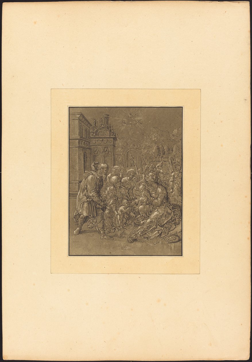 Visita di Santa Elisabetta alla Sacra Famiglia da Maria Catharina Prestel after Hans Brosamer