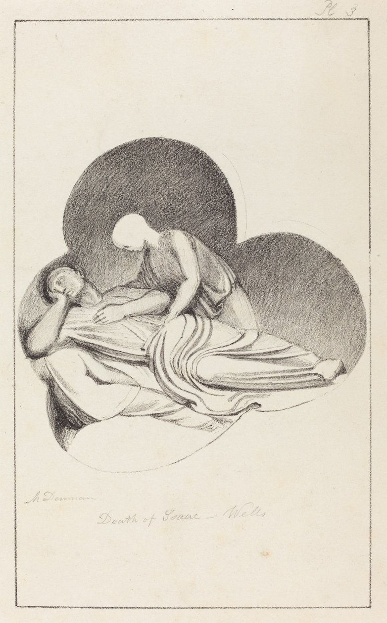 Morte di Isacco, dalla Cattedrale di Wells da Maria Denman after John Flaxman