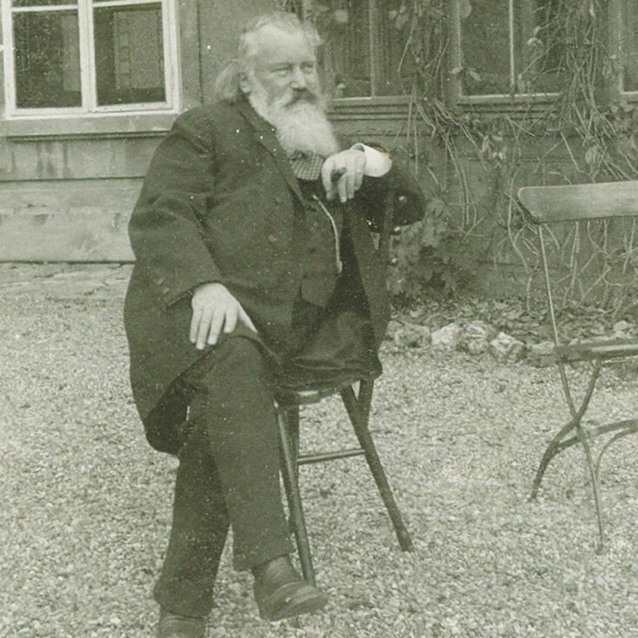 Ritratto del compositore Johannes Brahms, 1894 da Maria Fellinger