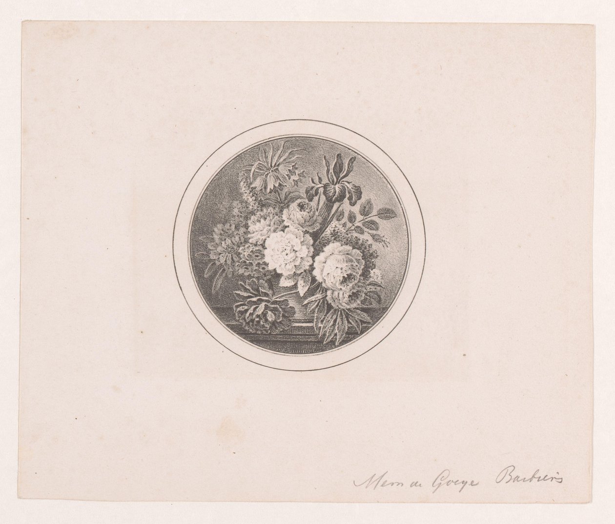 Fiori in un vaso da Maria Geertruida de Goeje Barbiers (attributed to)