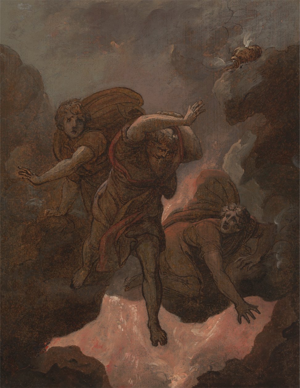 Il Giudizio di Korah, Dathan e Abiram da Maria Hadfield Cosway