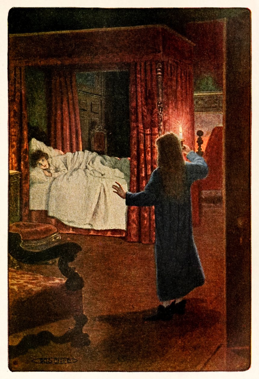 "Chi sei tu? Sei un fantasma?" da Il giardino segreto di Frances Hodgson Burnett da Maria Louise Kirk