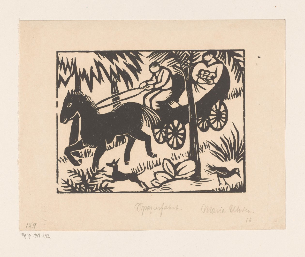 Passeggiata da Maria Uhden (signed by artist)