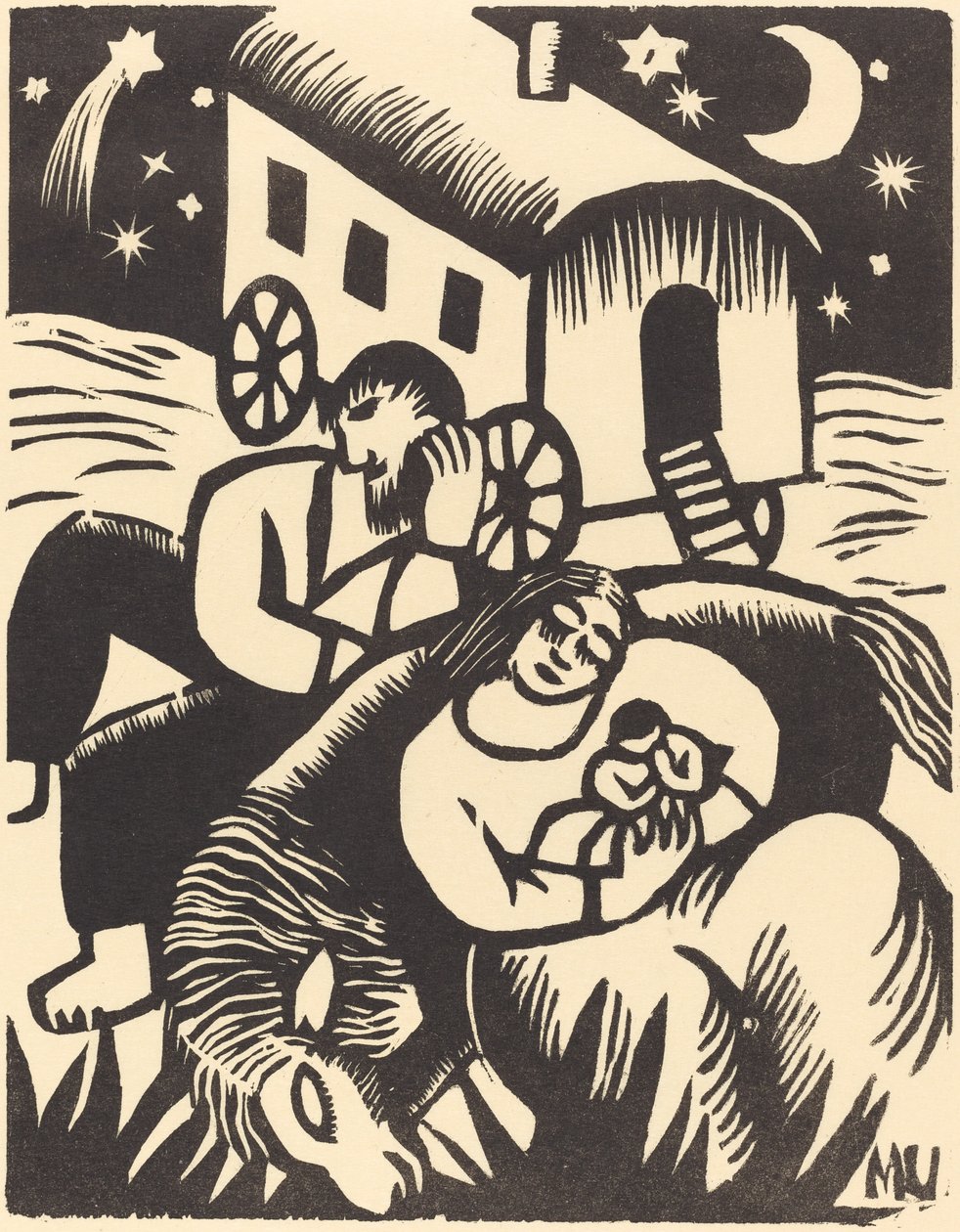 Zingaro riposante da Maria Uhden
