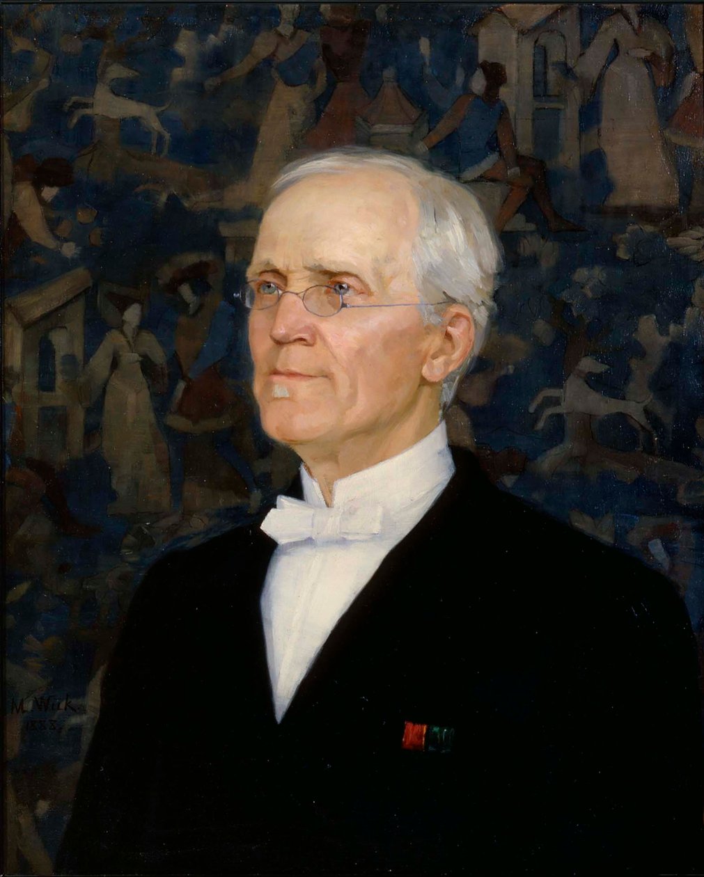 Ritratto di B. O. Schauman da Maria Wiik