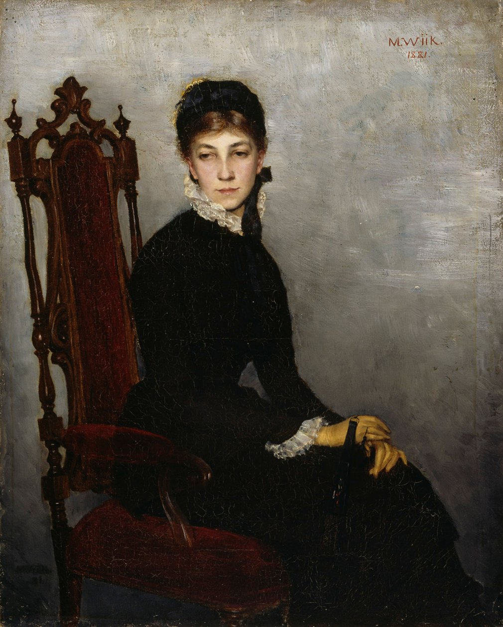 Ritratto di Hilda Wiik da Maria Wiik