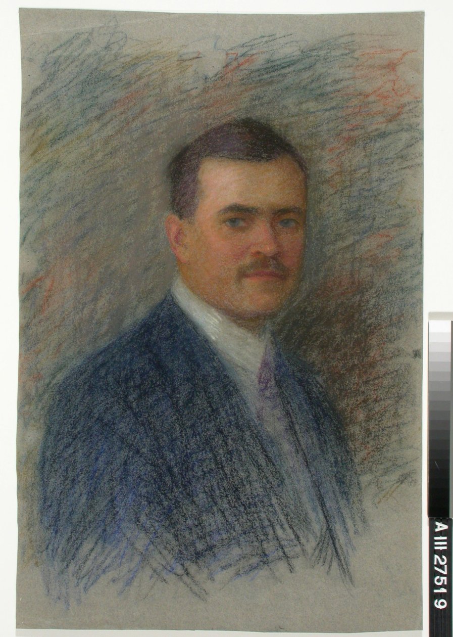 Ritratto di un uomo, studio da Maria Wiik