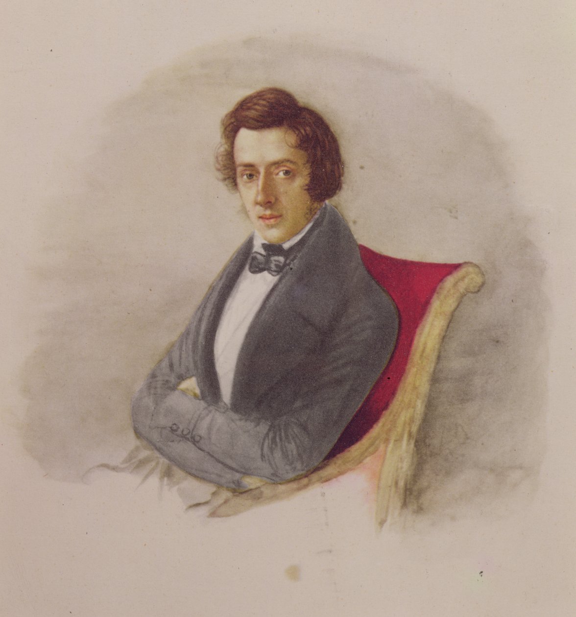 Ritratto di Frederic Chopin (1810-49) da Maria Wodzinska