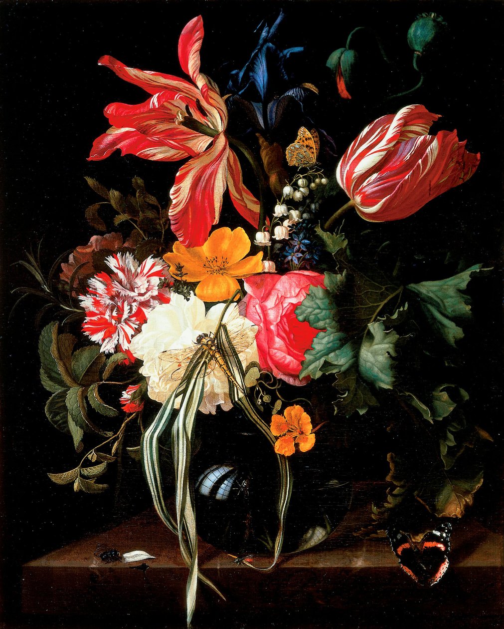 Natura morta di fiori da Maria van Oosterwijck