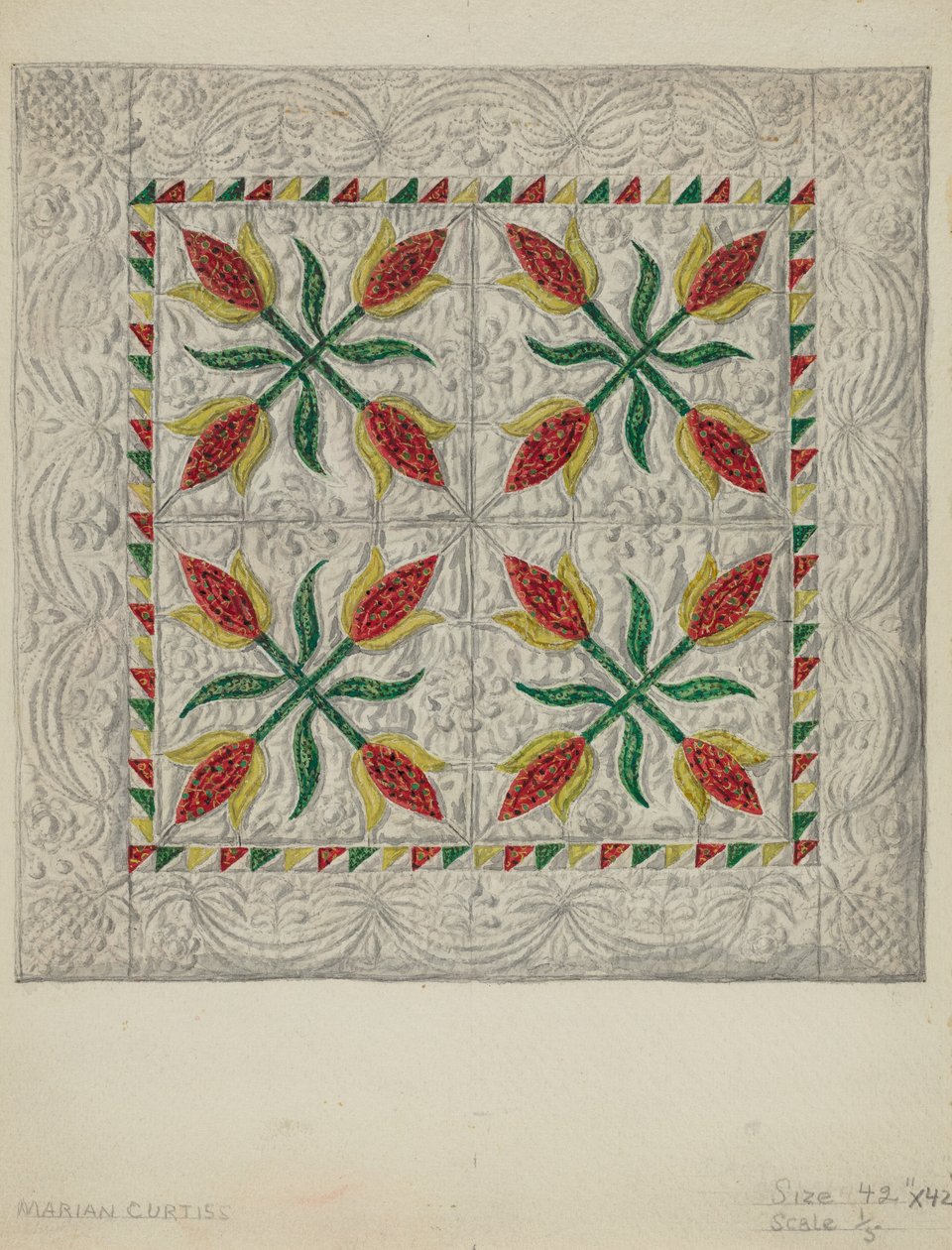 Coperta per culla da Marian Curtis Foster