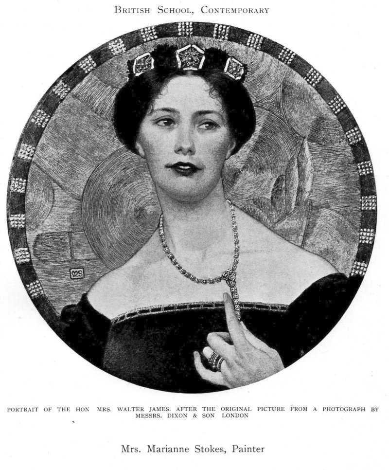 Ritratto di Mrs. Walter James da Marianne Stokes
